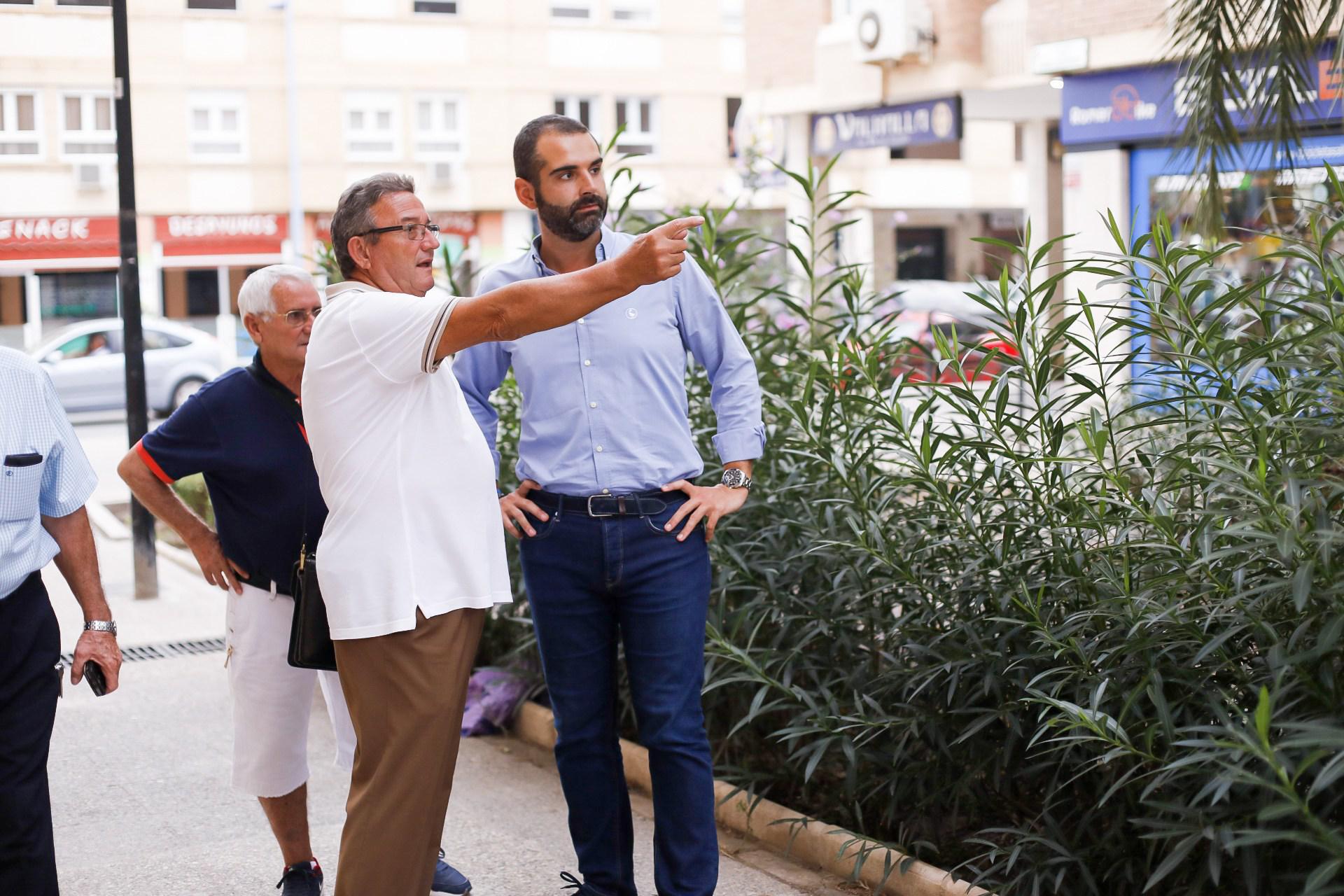 El Alcalde Visita Las Mejoras Acometidas En La Calle San Isidro Y