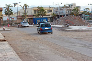 Las obras de urbanización en avenida La Joya de la Mojonera encaran la recta final