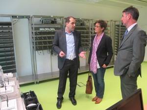 El secretario general de Innovación visita la empresa Atlantis Global System en el PITA