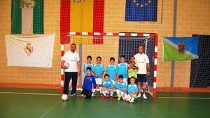 La Peña animadores Real Madrid de Viator, bronce en el Campeonato de Andalucía de fútbol sala prebenjamín