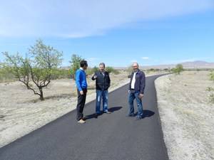 Diputación mejora 2,5 kilómetros de caminos en 10 pedanías de Huércal-Overa