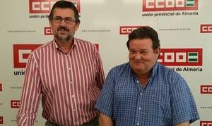 El candidato de IU a la alcaldía pide a CCOO que movilice a los trabajadores contra el PP