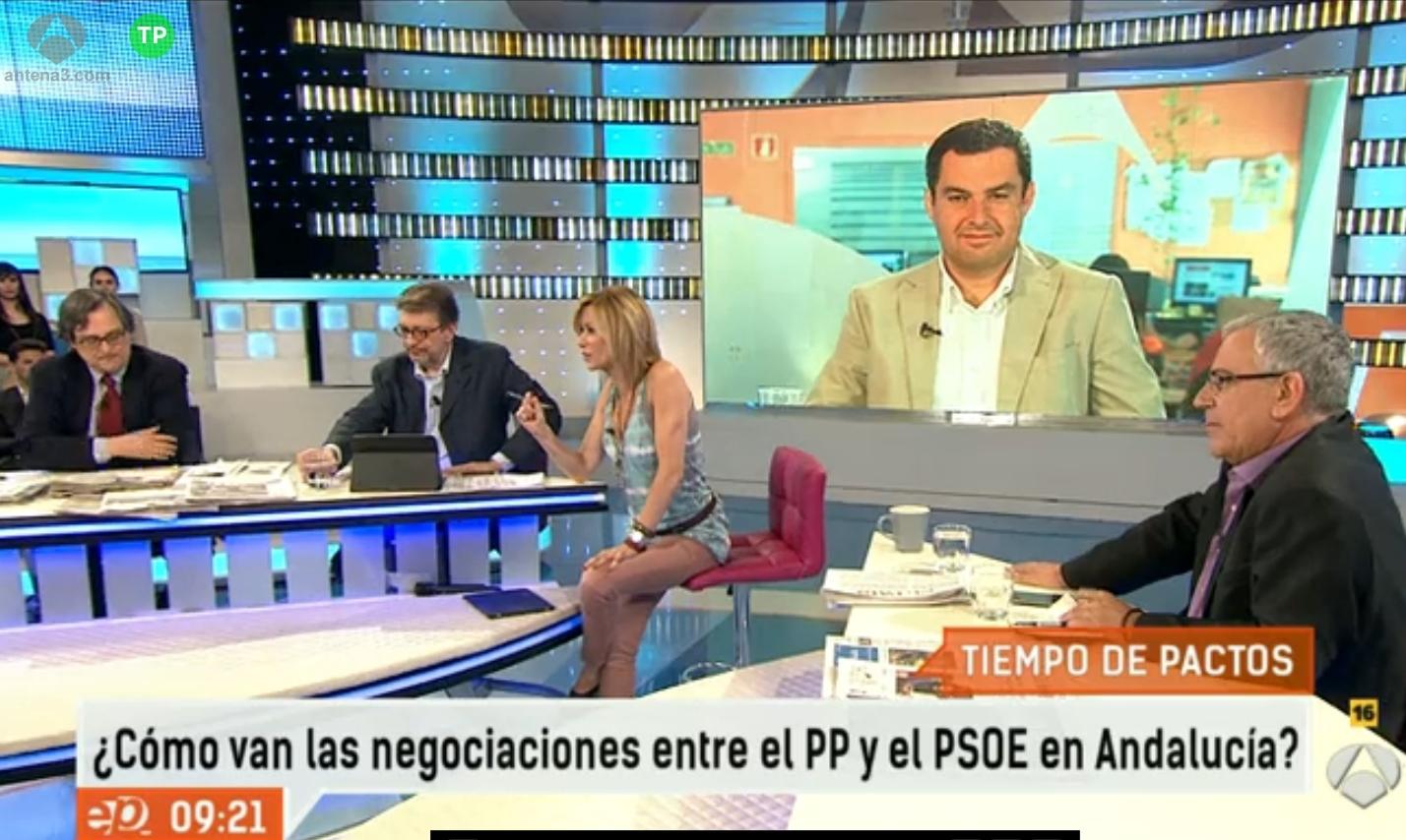 El presidente del PP-A dice que está "casi cerrado" el pacto con Ciudadanos en Almería