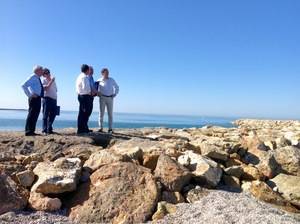 Las obras de emergencia en la playa de Costacabana alcanzan el 50% de ejecución