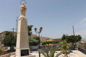 Asfaltado el camino de acceso al Monumento de la Virgen Blanca