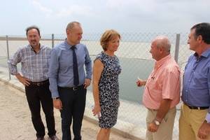 Carmen Ortiz aplaude el uso modélico del agua por parte de los agricultores de Cuevas del Almanzora