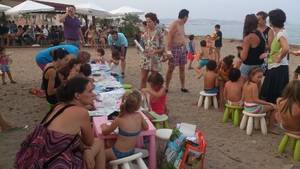 Éxito de las actividades de animación para niños en el Pozo del Esparto de Cuevas