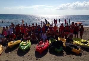 Diputación sigue promocionando el kayak y el senderismo en el Cabo de Gata-Níjar