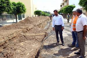 Las obras de mejora de la red de pluviales de la avenida Príncipes de España de El Ejido se encuentran al 50% de su ejecución