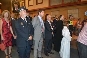 La procesión en honor a la Virgen de Lourdes puso el broche final a las fiestas de La Gloria