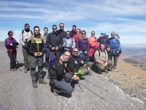 Más de treinta personas participaron en la ruta al Pico Veleta