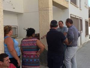 El Alcalde de Cuevas visita las obras del Barrio Virgen del Carmen