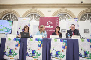 Más de 200 mujeres participan en una jornada de emprendimiento femenino de AMFAR celebrada en el Patio de Luces de Diputación