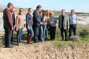 Manuel Cortés reitera su compromiso por poner en valor el Cerro de Montecristo y la Muralla de Adra