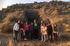 Alumnos del IES Jaroso de Cuevas visitan los hipogeos de Villaricos