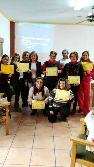 Mujeres del municipio de Oria participan en los talleres socioeducativos organizados por el Área Sanitaria Norte de Almería