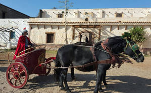 Los Reyes Magos llegarán a Tabernas en las cuadrigas de Astérix y Obélix acompañados por un séquito de romanos