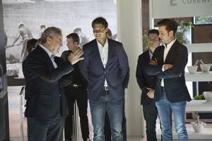 Rafael Nadal visita las instalaciones de Grupo Cosentino en Almería