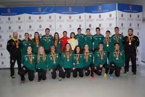 Diputación recibe a los jugadores ‘urcitanos’ de la selección andaluza de balonmano