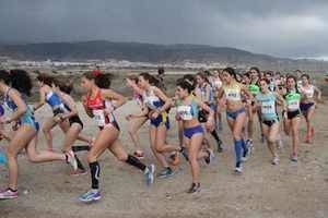 1.600 atletas compitieron en Roquetas en el Campeonato de Andalucía de Campo a Través