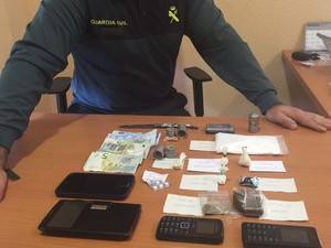 Detenido con siete tipos distintos de droga