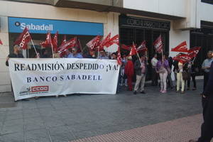 CCOO denuncia prácticas antisindicales del Banco Sabadell