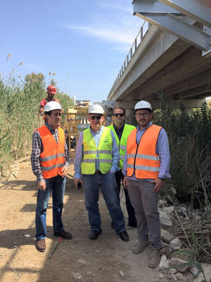 Diputación construye una pasarela peatonal y ciclista adosada al puente de Puerto Rey