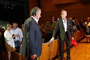 José Sacristán, primer actor, en contar con una butaca de honor en el Teatro Auditorio de El Ejido