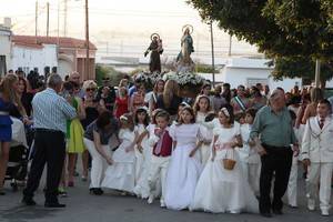 La procesión en honor a San Antonio y La Inmaculada despide las fiestas de Cortijos de Marín