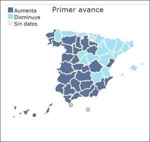 La participación en la provincia crece casi dos puntos hasta el mediodía respecto al 20D