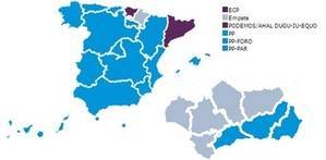 El PP es el único partido que gana en Almería, en Andalucía y en España, en el Congreso y en el Senado, mientras el PSOE se hunde