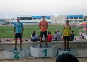 El almeriense Miguel Alejo García, doble campeón de Andalucía en triple salto