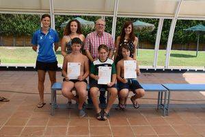 Clausurado el primero de los turnos de los cursos de natación de la Piscina Municipal de Las Cabañuelas