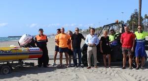 Adquiridos un vehículo ligero y una embarcación que se suman al equipamiento de las playas roqueteras