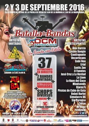 Confirmados los veinte grupos que participarán en el Batalla de Bandas de Vícar