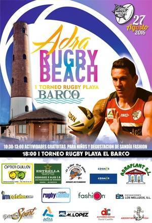 Adra acoge su I Torneo de Rugby Playa para promocionar esta modalidad deportiva