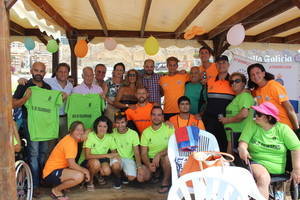 Clausura del programa de atención a personas con movilidad reducida en la playa de Aguadulce