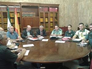 Reunión de coordinación del dispositivo especial de seguridad para la peregrinación al Santuario de Monteagud