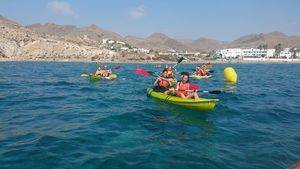 Nueva ruta de kayak y snorkel de la Diputación en el Parque Natural de Cabo de Gata-Níjar