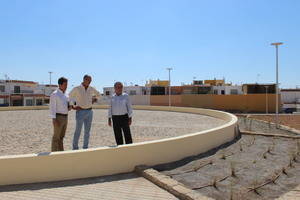 La Plaza La Era luce una imagen renovada para acoger este domingo el tradicional Encuentro de Trilla de Santa María del Águila