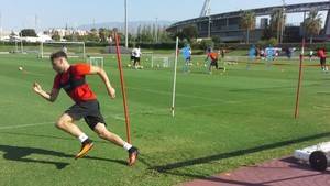 El Almería recarga las baterías con una intensa y maratoniana sesión de entrenamiento