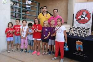 Ochenta jugadores participaron en el IV Torneo de Promoción de Ajedrez ‘Fiestas Virgen del Rosario’