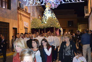 Gádor despide la Feria 2016 con la procesión en honor a su patrona la Virgen del Rosario