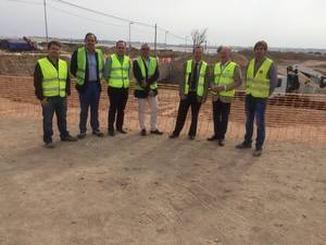 Comienza la cimentación del puente de la variante de Roquetas de Mar que da acceso al camino del Cementerio