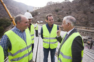 Diputación encara la recta final de las obras del nuevo puente de acceso a Sierro