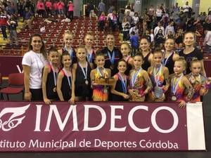 Club Ritmica El Ejido clasifica para el Campeonato de España absoluto conjuntos 2016