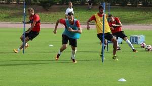 Sesión de vídeo del Almería para prepararse contra el Real Zaragoza