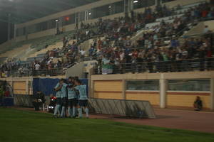 Fútbol total y espectáculo de un equipo celeste que completa su mejor partido ante al Recreativo