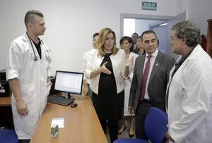 Susana Díaz inaugura la ampliación del centro de atención primaria de La Mojonera