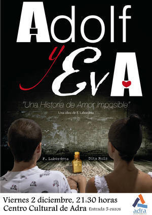 El Centro Cultural de Adra acoge la comedia teatral ‘Adolf y Eva’